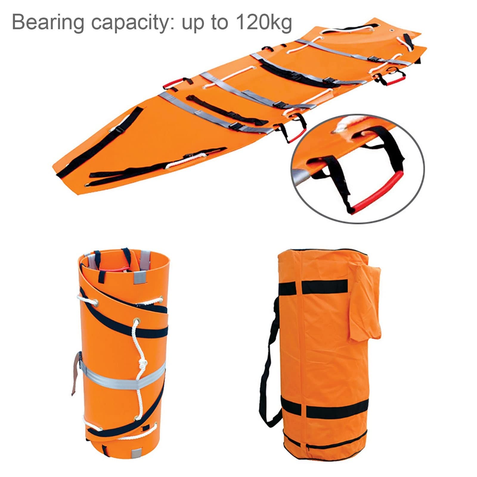 Barella portatile for una risposta rapida alle emergenze, Barella pieghevole for emergenza medica Barella portatile e portatile