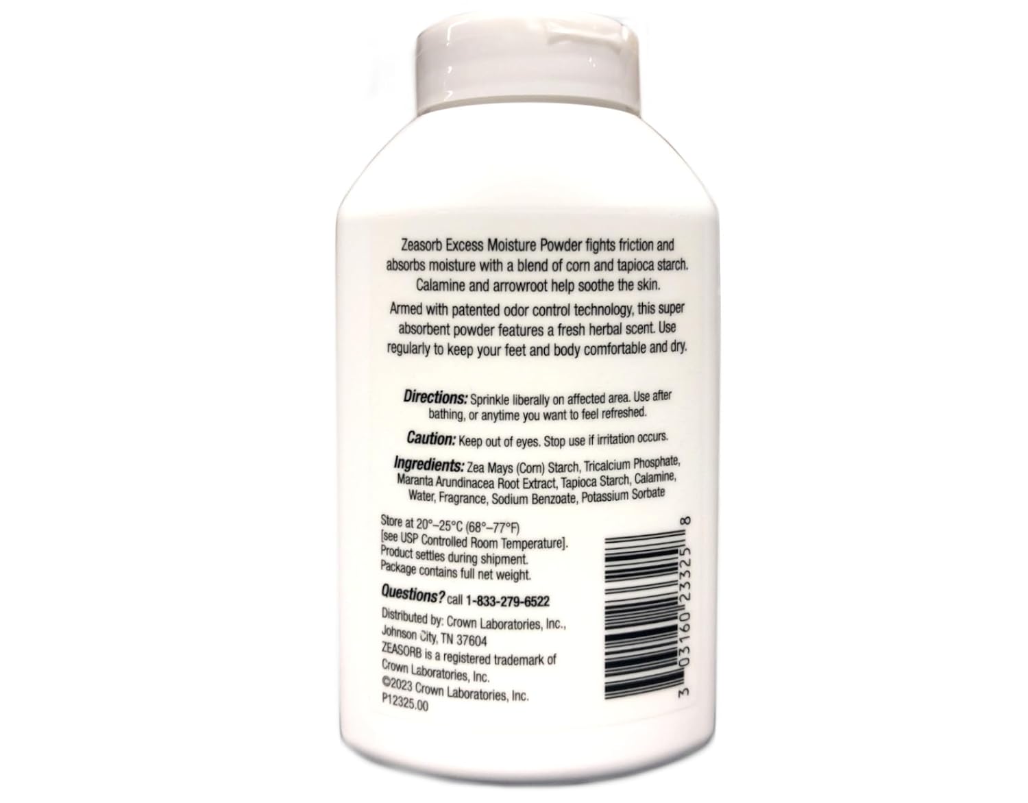 Zeasorb Prevention Super Absorbent Powder, Foot Care, 2.5-Ounce Bottles (Pack of 2)