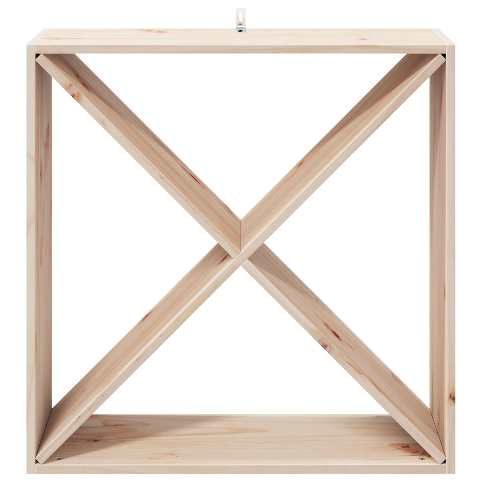 Juego de 4 botelleros de madera maciza de pino 62 x 25 x 62 cm, para cocina y salón