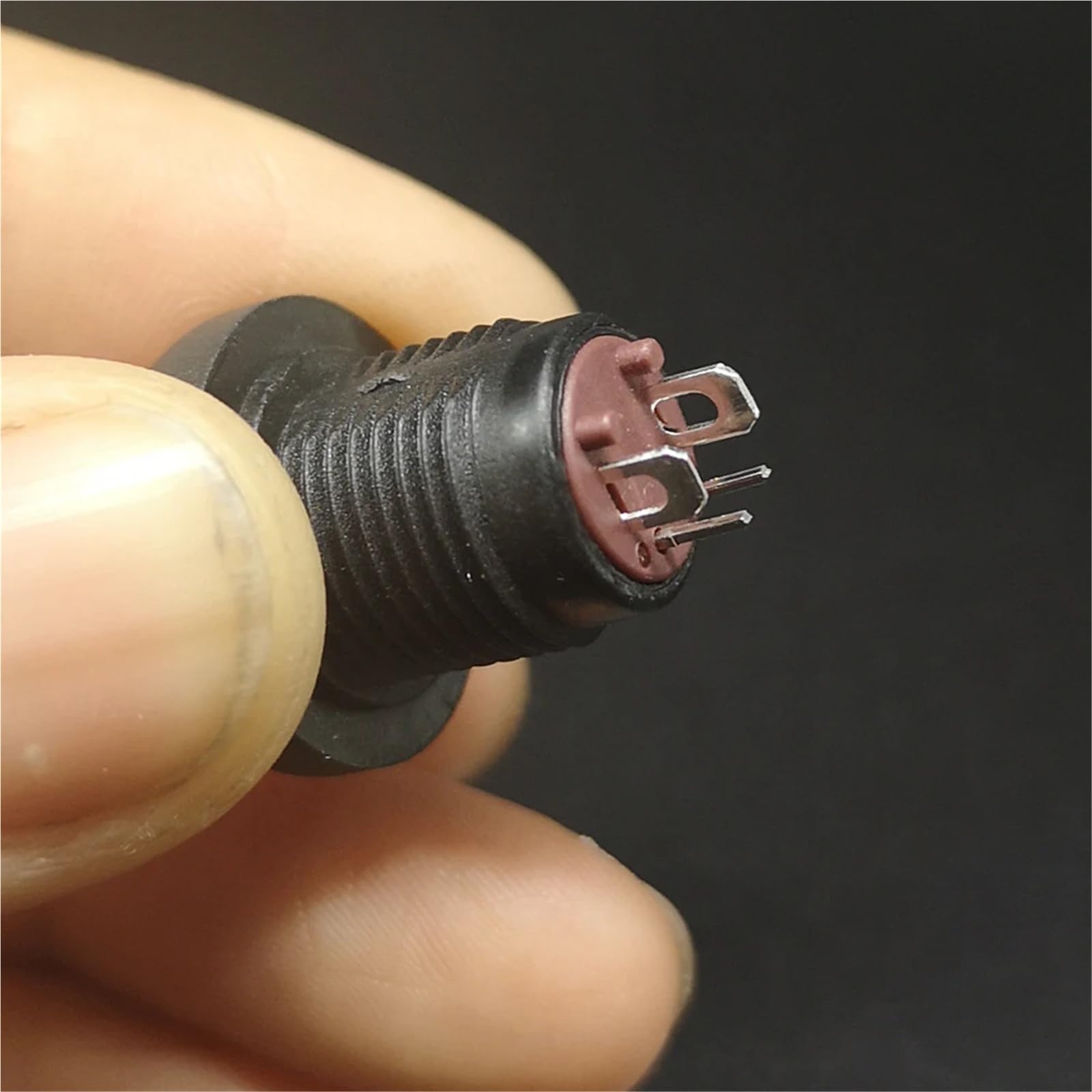 Interruttore luminoso illuminato a breve termine, autobloccante in plastica, 12 mm, 1 pezzo (A,Latching,LED voltage 24 V)