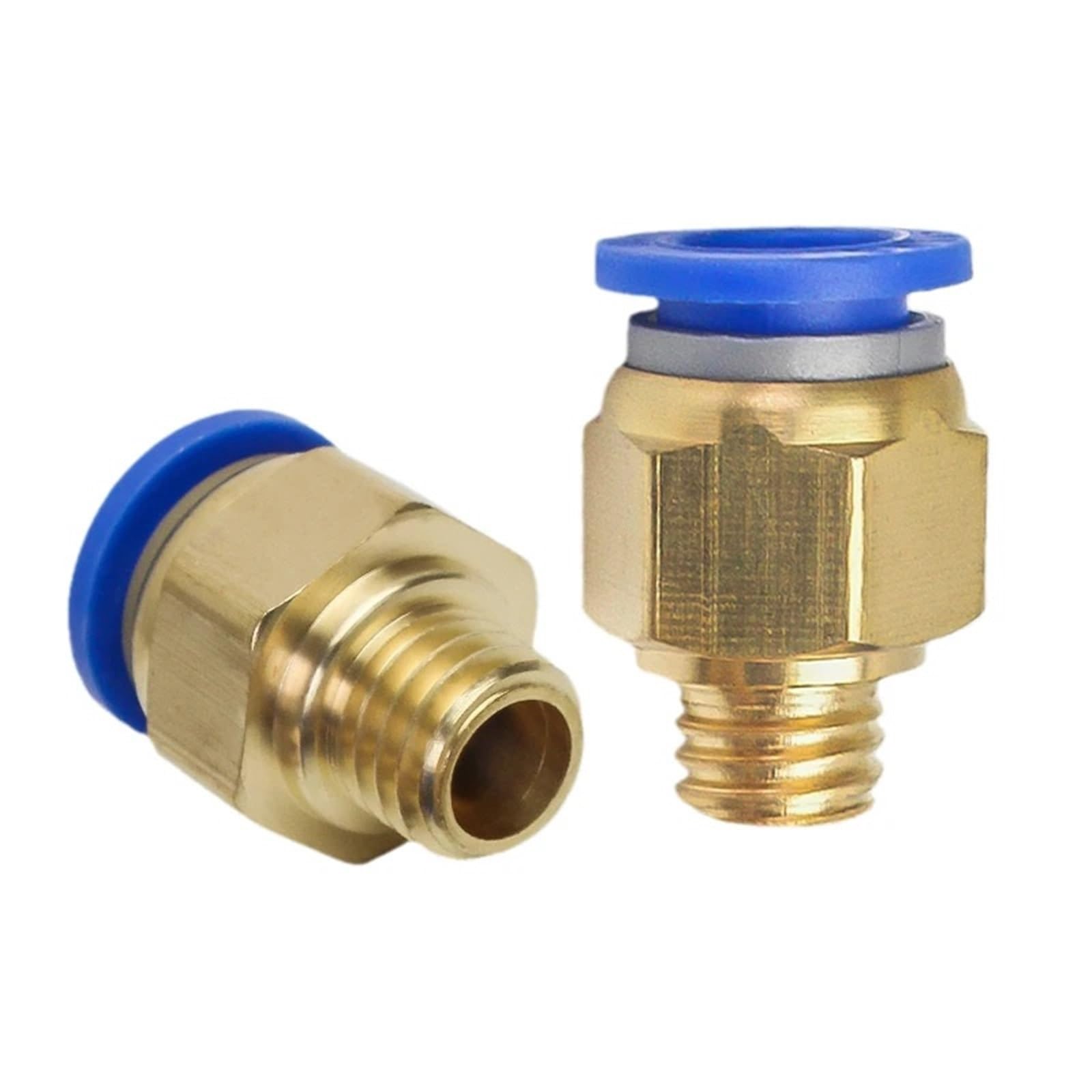 10pcs/lot PC4 6 8-M6 M8x1.25 M10x1.5 M12x1.75 M16x2 (PC10-M16) Quick Release Pneumatic Connector