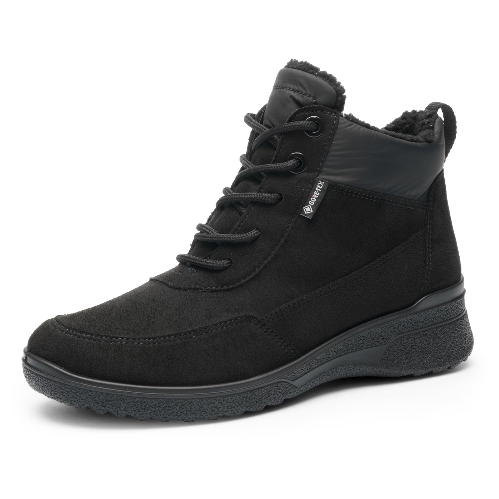 ARA Damen Stiefelette München schwarz,Graphit