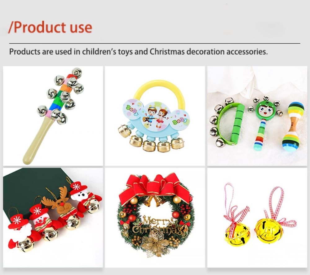 Lot De 200 Petites Clochettes Pour Le Bricolage - Clochettes En Métal