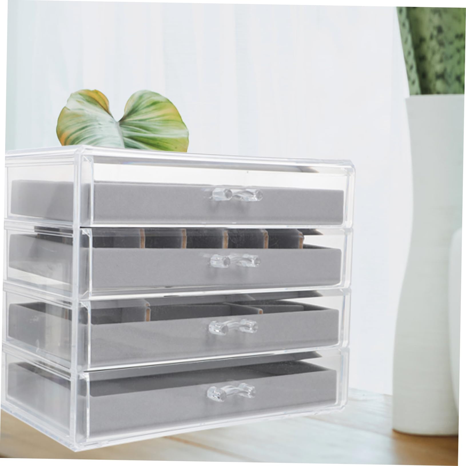 Organizer Cosmetici da Scrivania Multi-livello in Ps Cassetto