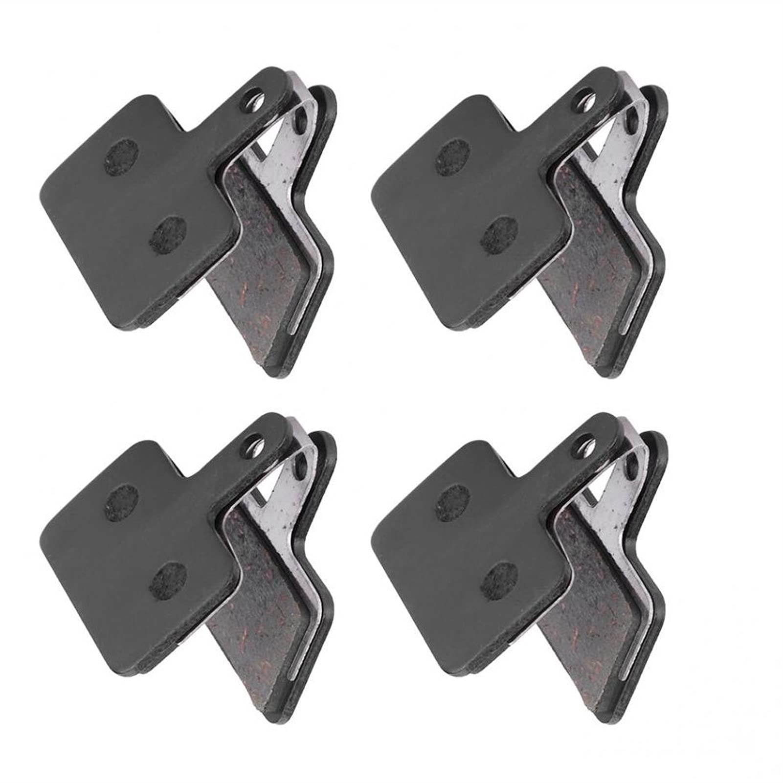 4 Paar Fahrrad Scheibenbremsbeläge Mountainbike Kupfer Halbmetall Hydraulische Scheibenbremsbelag für S&himano B01S M375 M395 M446 Bremsbeläge vorne und hinten