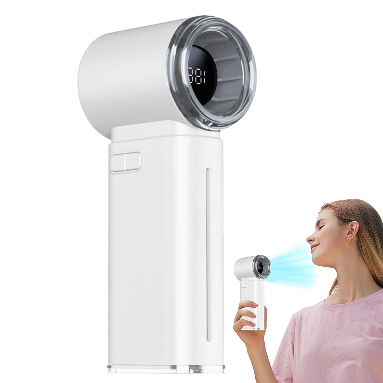 Ventilateur turbo portable anti coup de chaud avec brume fraîche