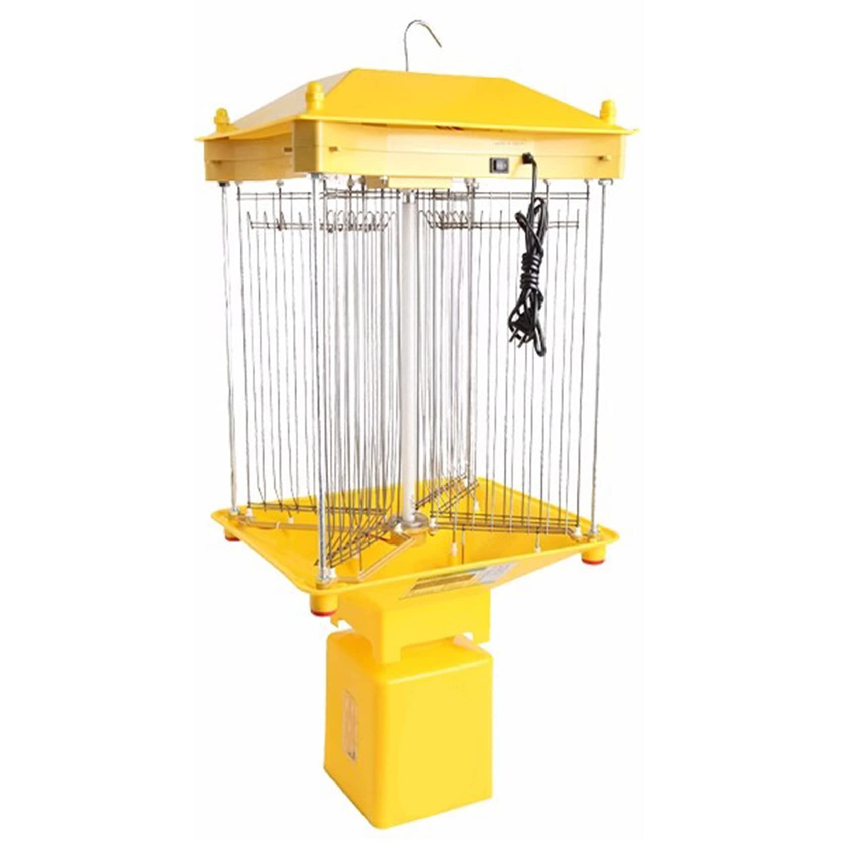 Outdoor UV Fly Killer,High-Performance Bug Zapper,Orchard farming pest control lamp with frequency vibration,IPX7 waterproof,Mosquito Killer Lamp for Fish Pond Farm,20-60 mu area,TBD2218