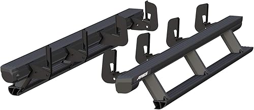 ARIES 3047902 ActionTrac - Estribos retráctiles de 79 pulgadas, Chevrolet Silverado, GMC Sierra 1500, 2500, 3500 Crew Cab
