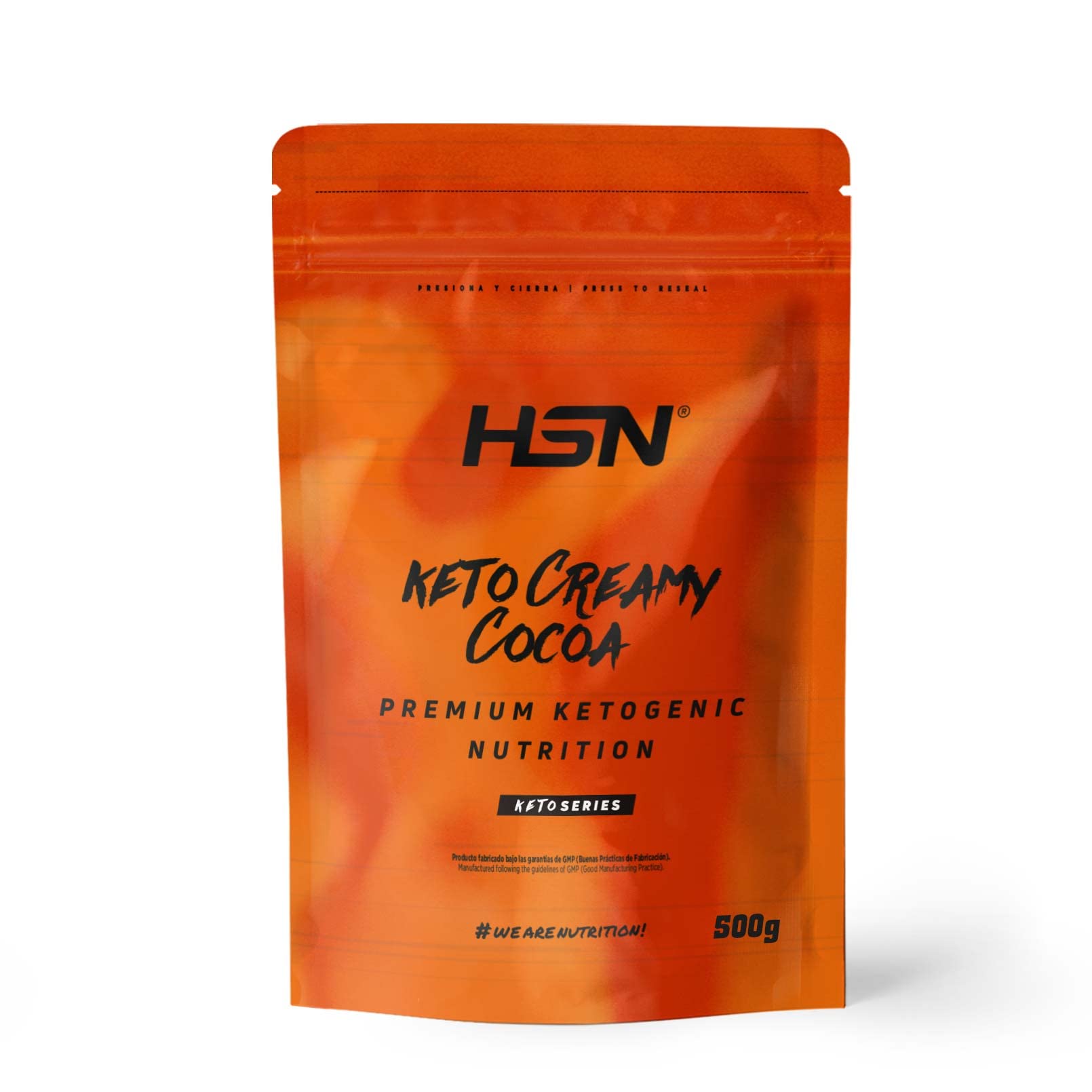 HSN Keto Cacao Cremoso (MCT + GHEE) | 500g | Ideal Dieta Cetogénica | Sin Azúcares Añadidos | Alto en Fibra (Inulina Orafti®HSI) | No Incluye Dosificador | No-​GMO, Vegetariano, Sin Gluten