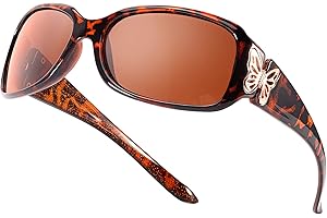 Women's Fimilu Sunglasses, Polarized UV400 Protection Wrap Around Glasses for Trendy Ladies