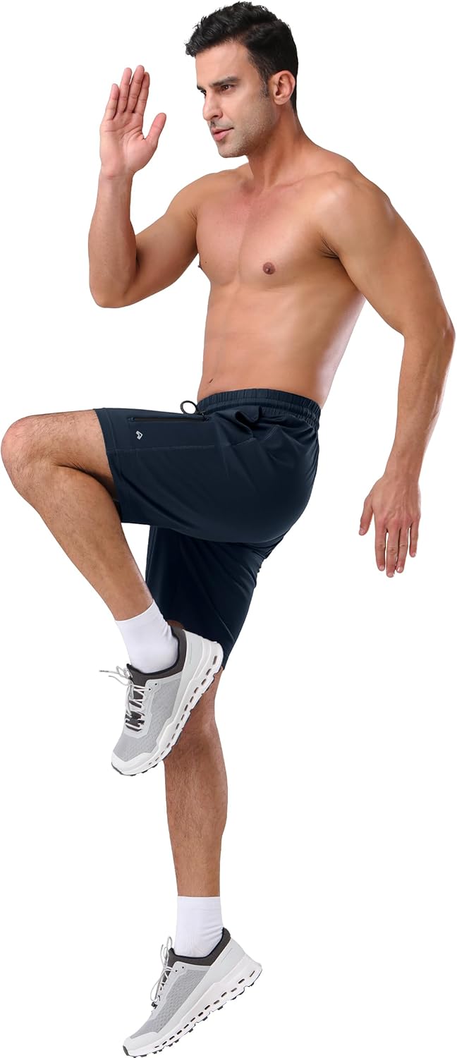 Pioneer Camp Sweat Shorts for Men 7" Inseam Cotton Athletic Casual Shorts with 4 Pockets for Gym Workout Lounge Summer Shorts - Image 4