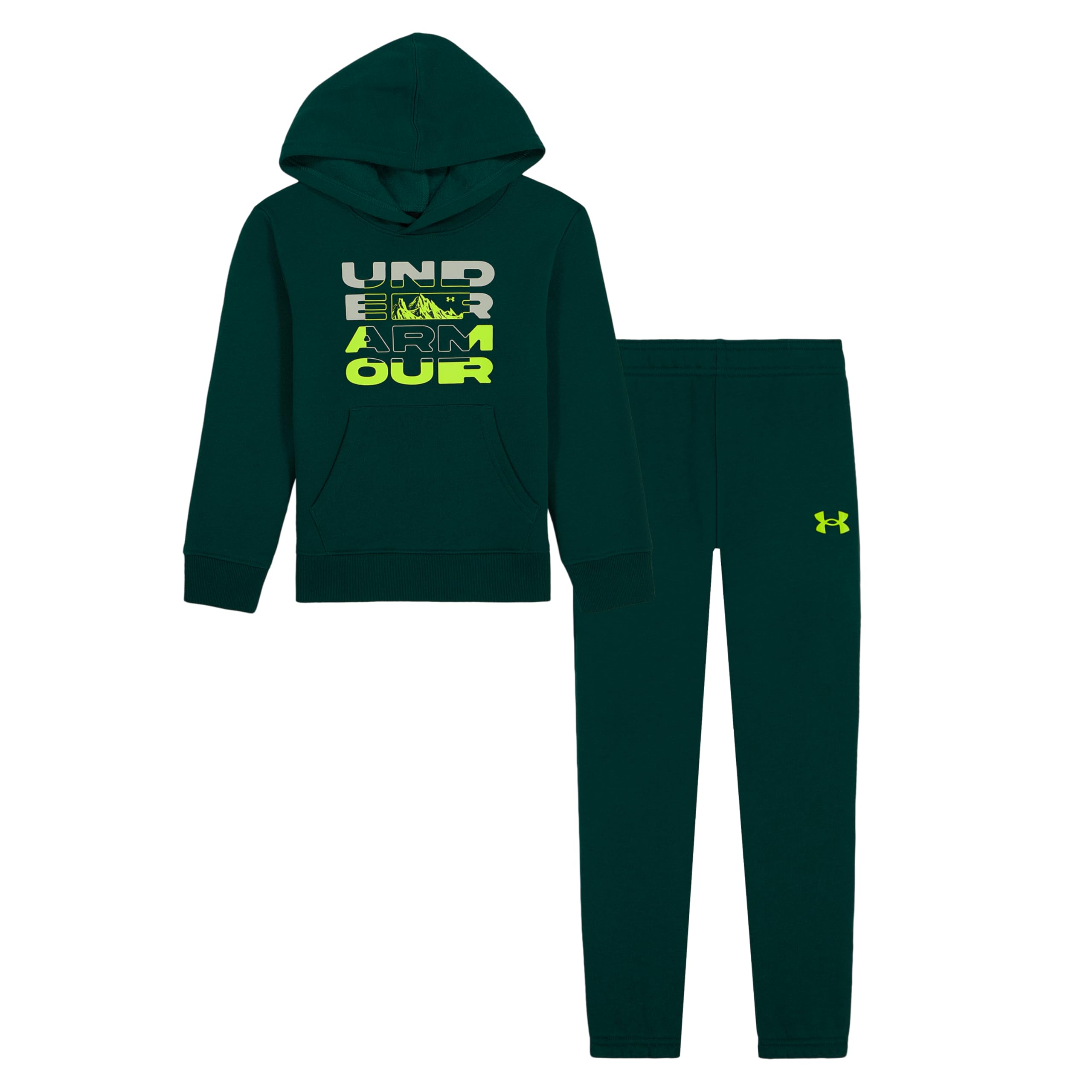 Under Armour Boys' 2-Piece Hoodie and Fleece Pants Set, Outdoor Collection