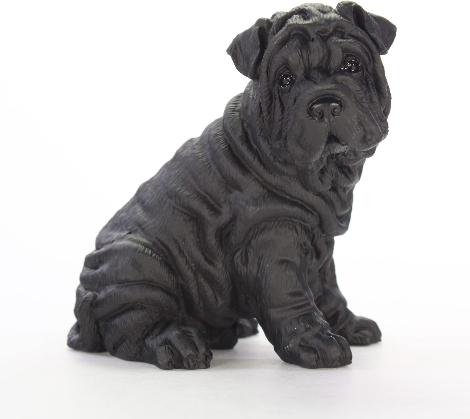 Conversation Concepts Shar Pei, Black Original Dog Figurine (4in-5in)