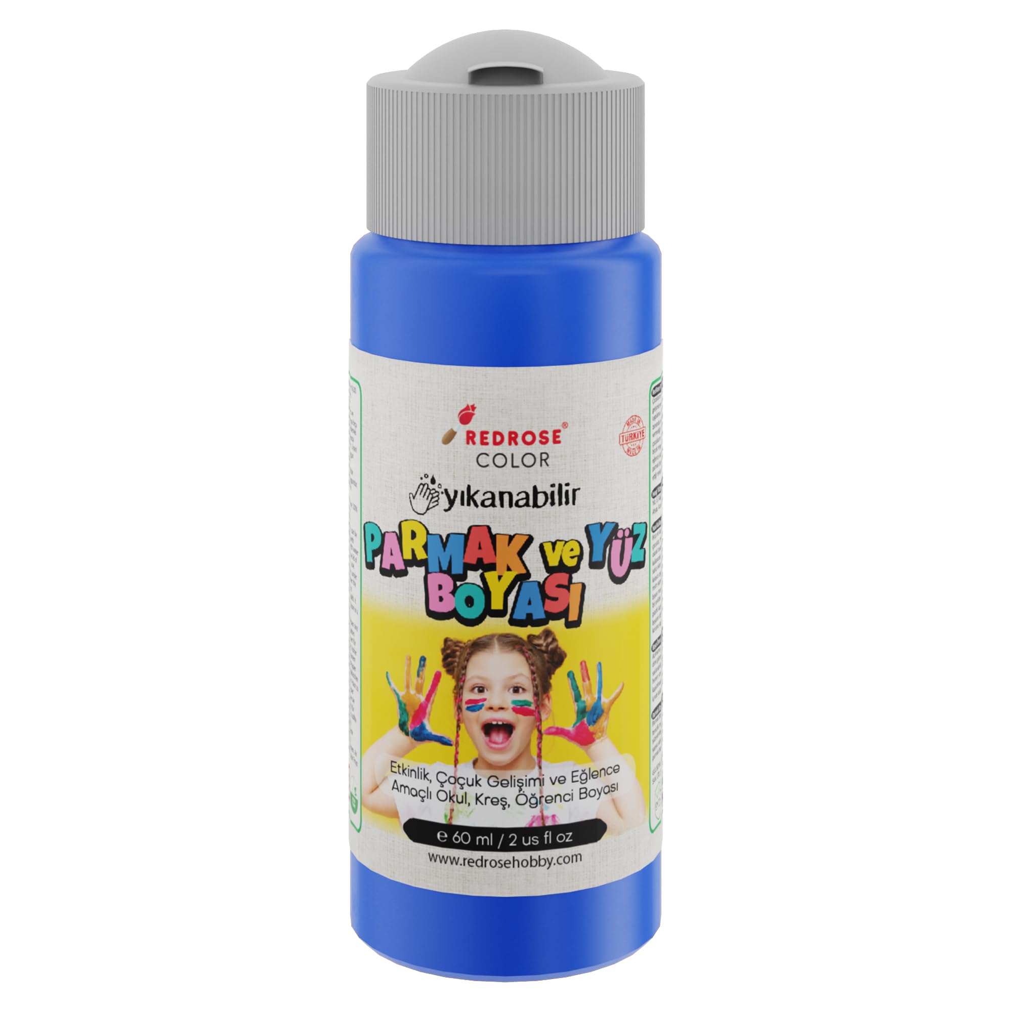 Red Rose Mavi Parmak Boyası 60 ml