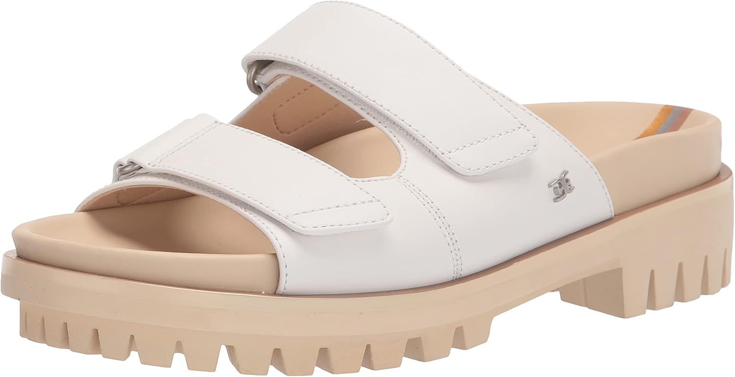 Sam Edelman Women's Eliana Sport Sandal, Bright White, 9.5