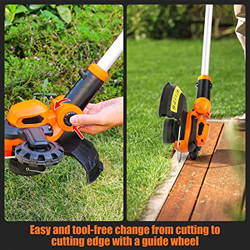 Cortabordes-a-Bateria-18-V-20Ah-Bateria-2-en-1-Cortabordes-y-Bordeadora-254cm-Ancho-de-Corte-Interruptor-de-Seguridad-Doble-Ligero-Bajo-Nivel-de-Ruido
