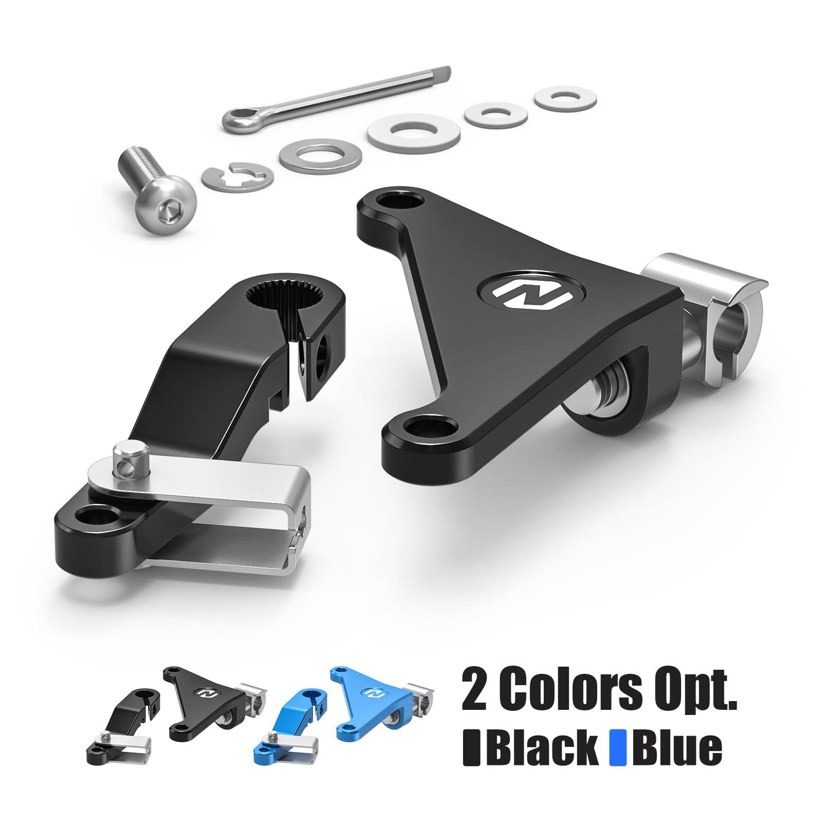 NICECNC Braccio frizione nero a un dito compatibile con Tenere 700 /XTZ700 2019-2024, leva regolabile in alluminio compatibile con Yamaha Tenere 700 Rally Edition 2020-2024, vedi montaggio