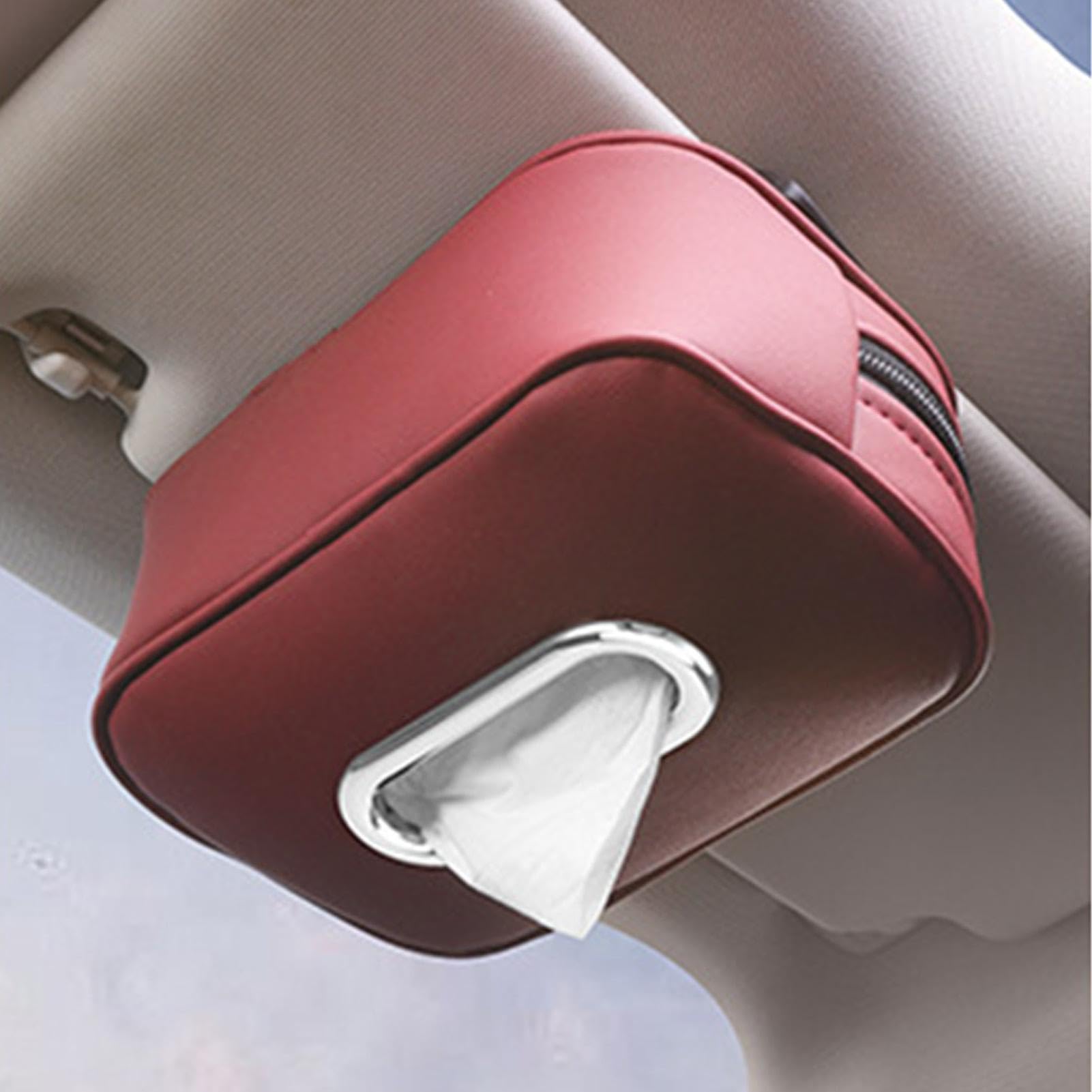 Soporte para caja de pañuelos para automóvil, Servilletero para automóvil, Soporte dispensador de servilletas para coche grande, Soporte para pañuelos para visera de coche, funda para pañuelos para as