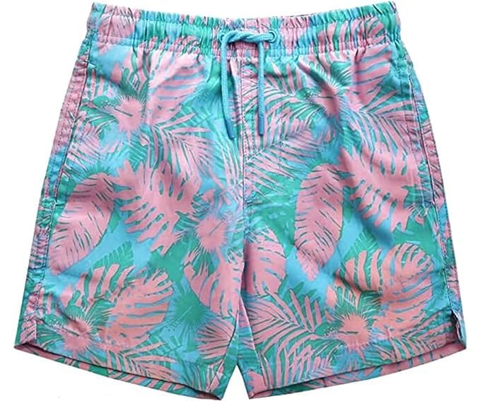 Image of INGEAR Little Boys Quick Dry Beach Board Shorts Kids Swim Trunk Swimsuit Beach Shorts Swim Trunk for Boys