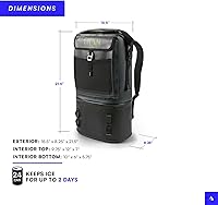 Vista 4 de Titan by Arctic Zone Deep Freeze Welded Backpack Cooler