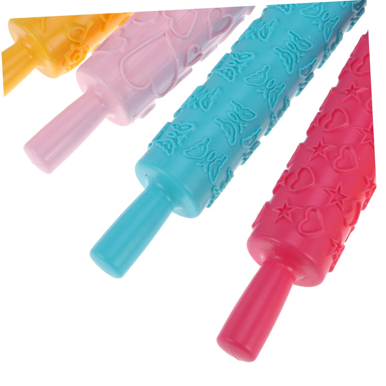 Mattarello Intagliato Multifunzione in Plastica 5 Pezzi