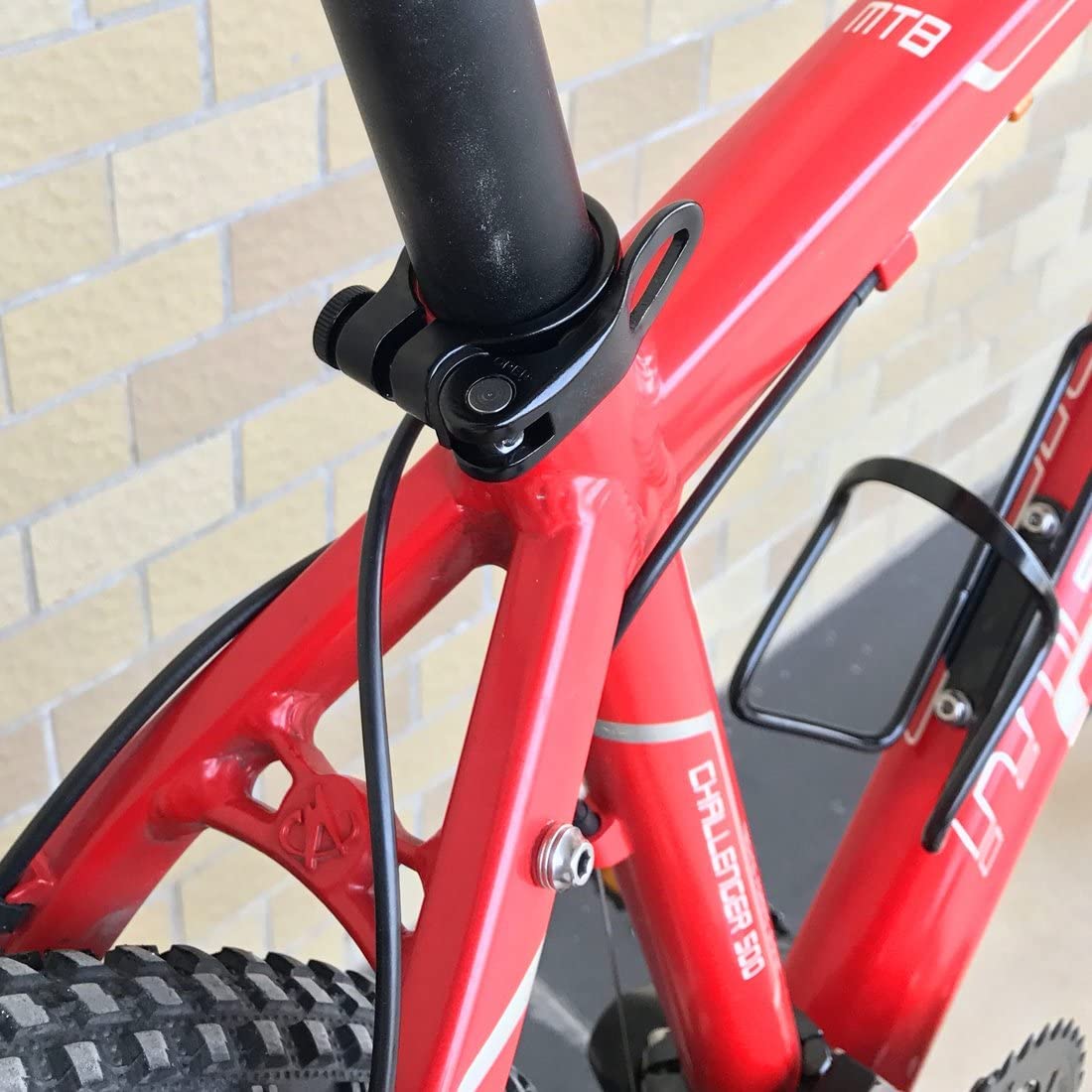 2 sztuki drucianych siodełek rowerowych zacisk szybkomocujący zacisk siodełka zacisk do sztycy siodełka zacisk do mocowania do rowerów MTB i wyścigowych