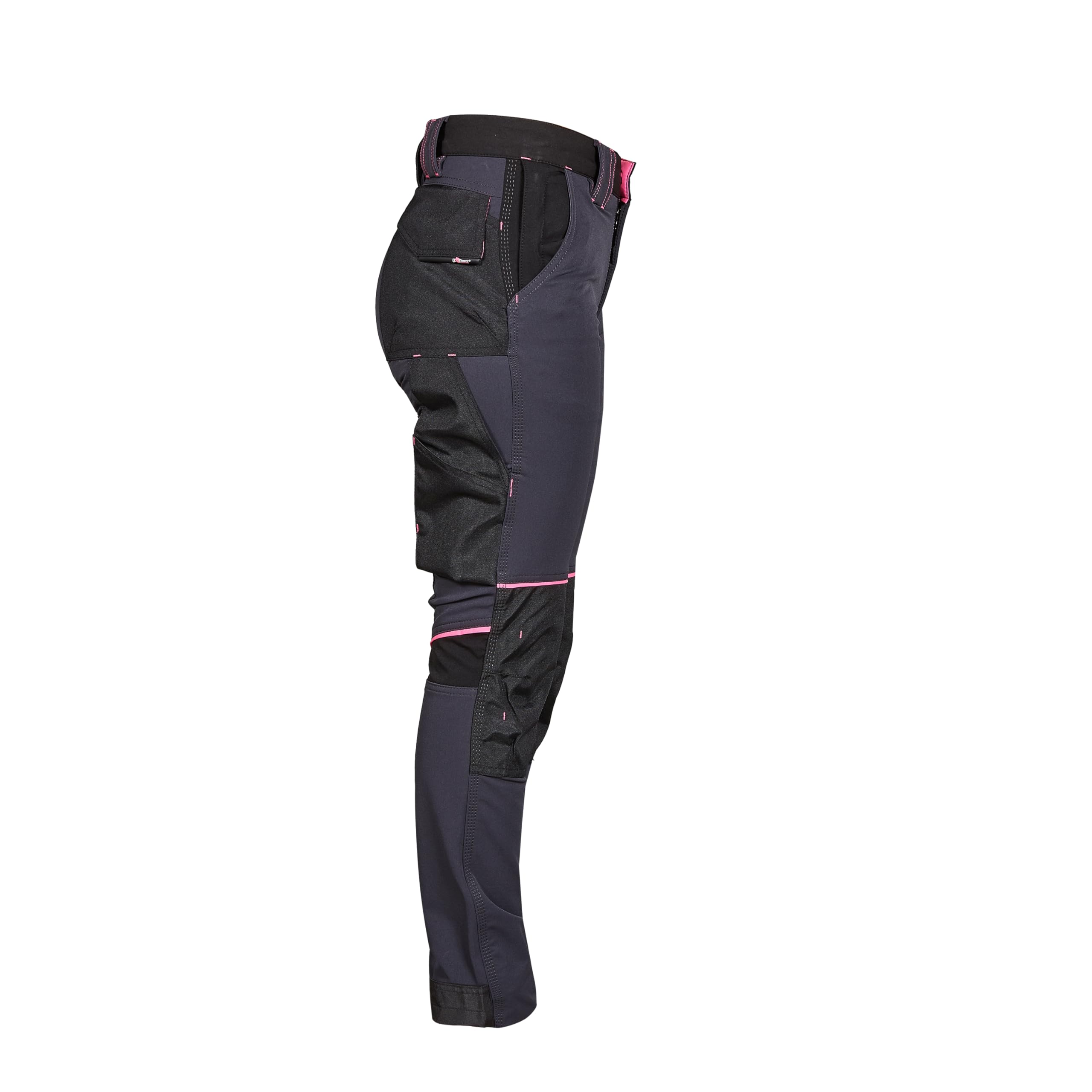 Pantalone U-Power Atom Lady, Slim Fit Stretchable Cargo, con Multitasche Frontali e Laterali, Tessuto Traspirante, Elastico in Vita, Cerniera di Chiusura