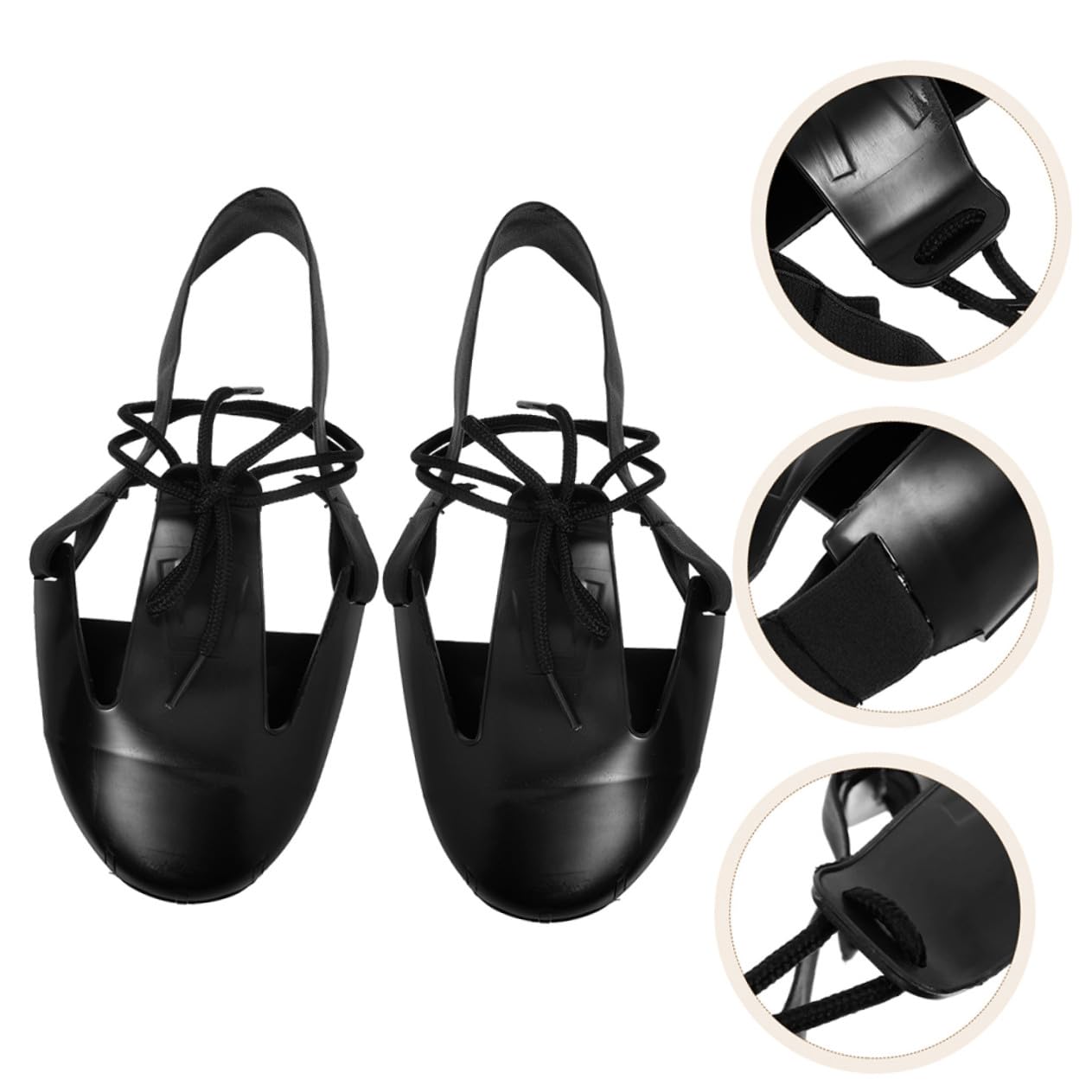 PLAFOPE 2 Paires Protège-Chaussures de Sécurité Antichoc avec Embout Acier Protection Résistante et Antidérapante pour Femmes et Visiteurs pour Chantier et Industrie
