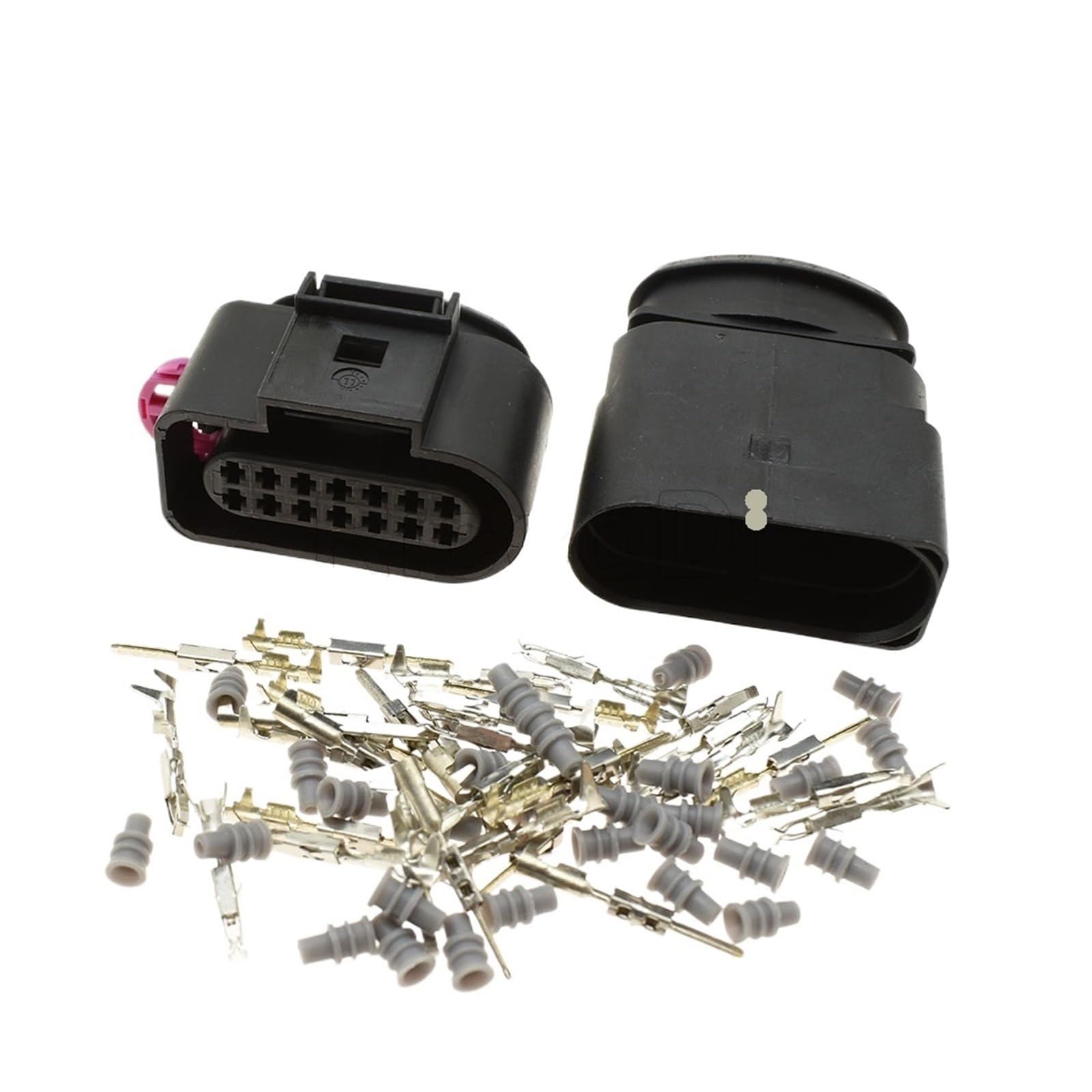 ImBros 1-20 Sets 14 Pin Auto 09G Gearbox Cable Socket 6X0 973 817 6X0 973 717 Waterproof Connector 6X0973817 6X0973717 (Color : Male Female Set, Size