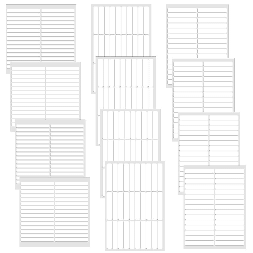 craspire 12Pcs 3 Tailles Double Face Ruban À Ongles Bandes D’Affichage Nail Art Adhésif Transparent Amovible Presse sur Le Montage Outils De Fixation Pointe Bande De Ruban pour L’Emballage Stockage