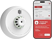 X-Sense XH02-M Smart Heat Alarm with 10-Year Battery | SBS50 Base Required | Fast Class A1 Fire Detection, WiFi App Alerts