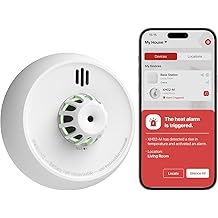X-Sense Smart Heat Alarm XH02-M with 10-Year Sealed Battery, SBS50 Base Station Required, Model XH02-M, 1-Pack