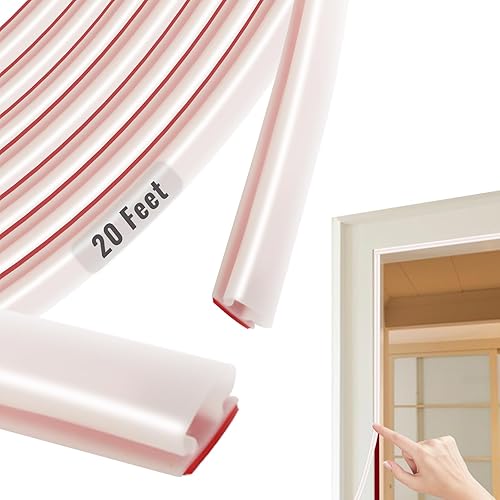 Burlete de goma blanca en forma de D para puertasventanas, autoadhesivo, resistente al sonido, para marco de puerta, ventana, bloqueador de huecos,