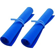 EVA Foam Roll | High Density 85kg/m3 | 2mm Thick | 48"x14" | Ideal for Cosplay, Crafts, DIY Projects Blue 2pcs