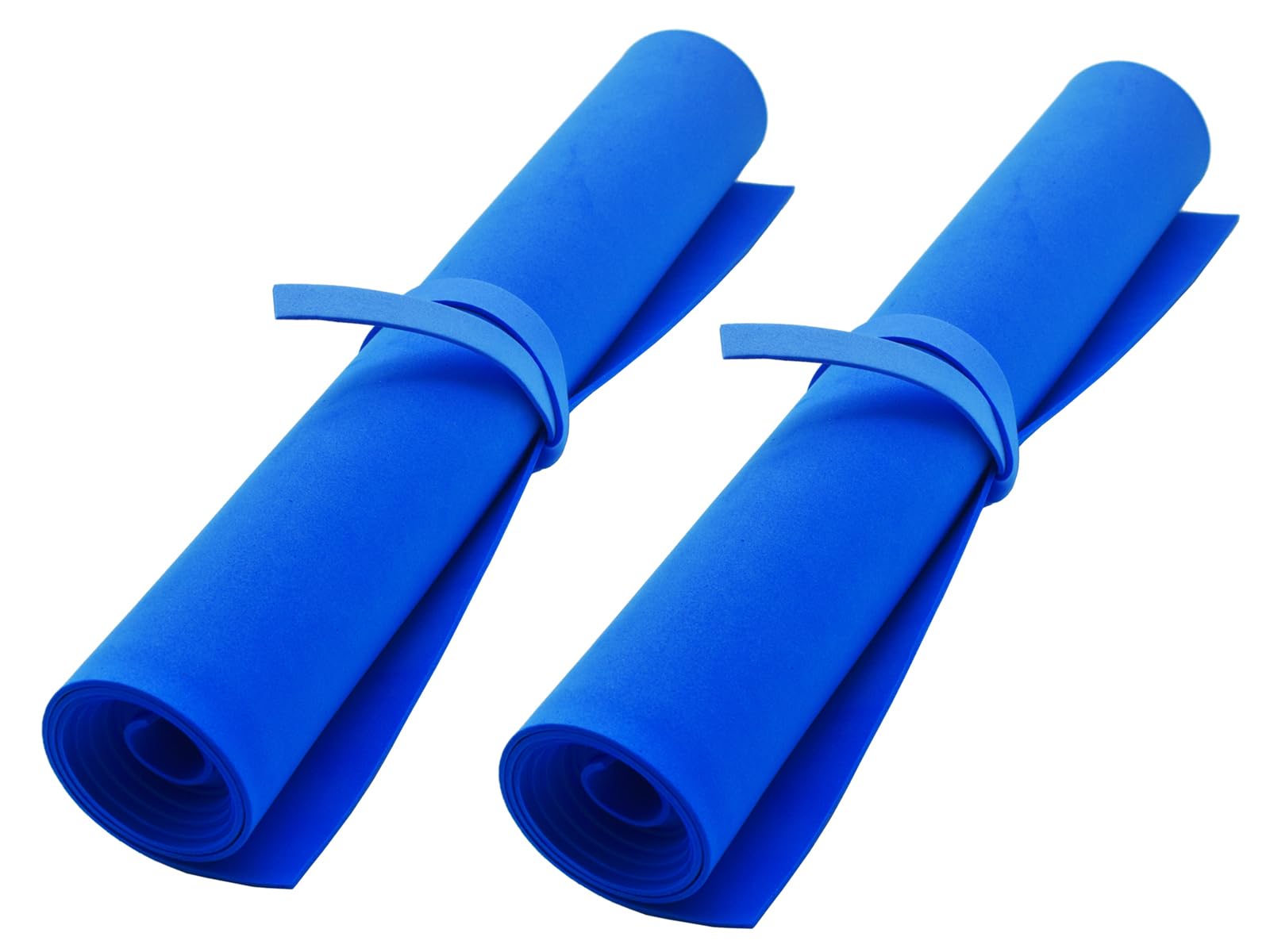 Qidiwin EVA Foam Roll | High Density 85kg/m3 | 2mm Thick | 48"x14" | Ideal for Cosplay, Crafts, DIY Projects (Blue 2pcs)