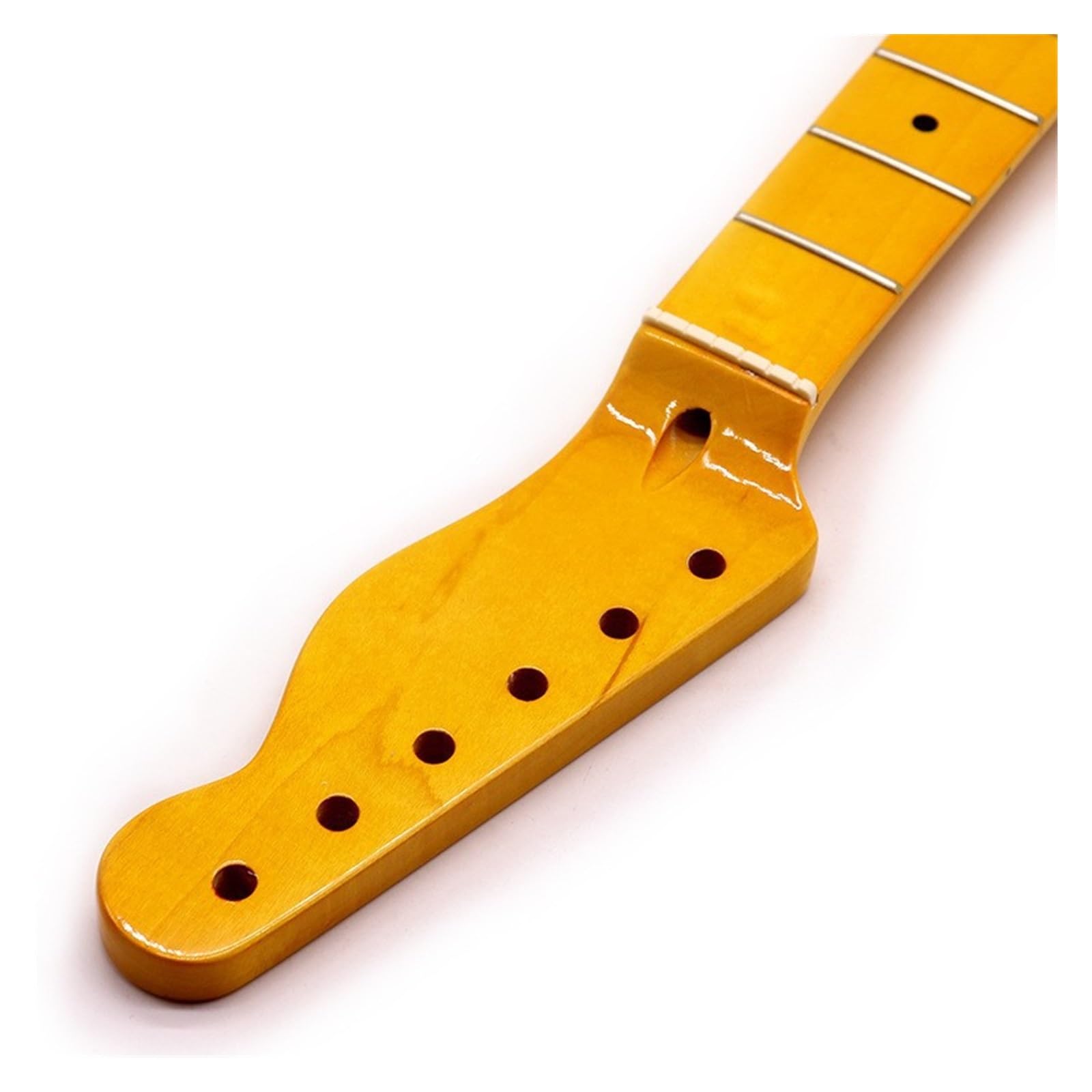 Gitarrenhals Für TL6 Saite 22 Bund E-Gitarre Hals Gelblich Glänzend Hals Gitarre Modifiziert DIY Gitarre Instrument Zubehör