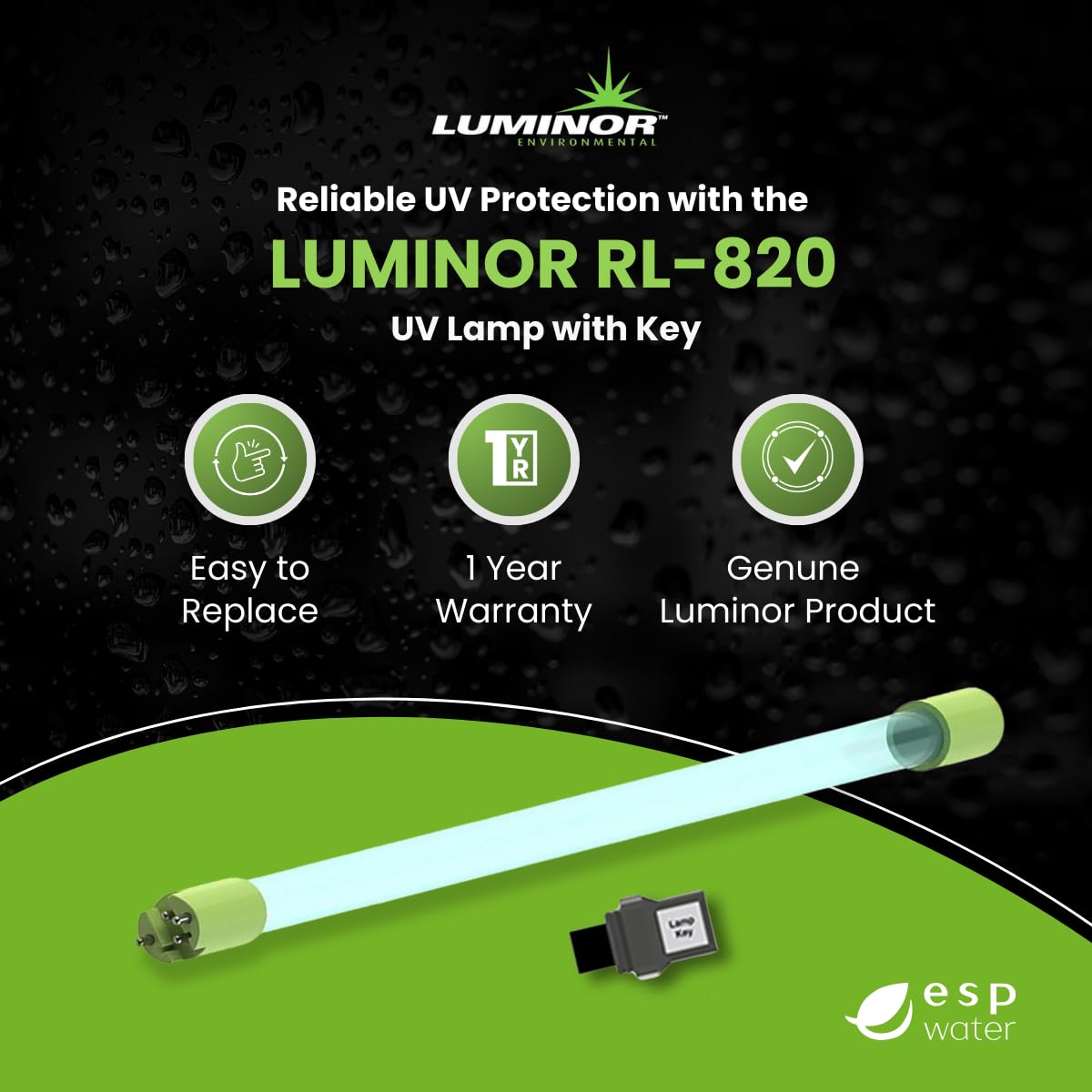 Luminor RL-820 - Lámpara UV (para Blackcomb LB4-101, LB5-101 y LB6-101)