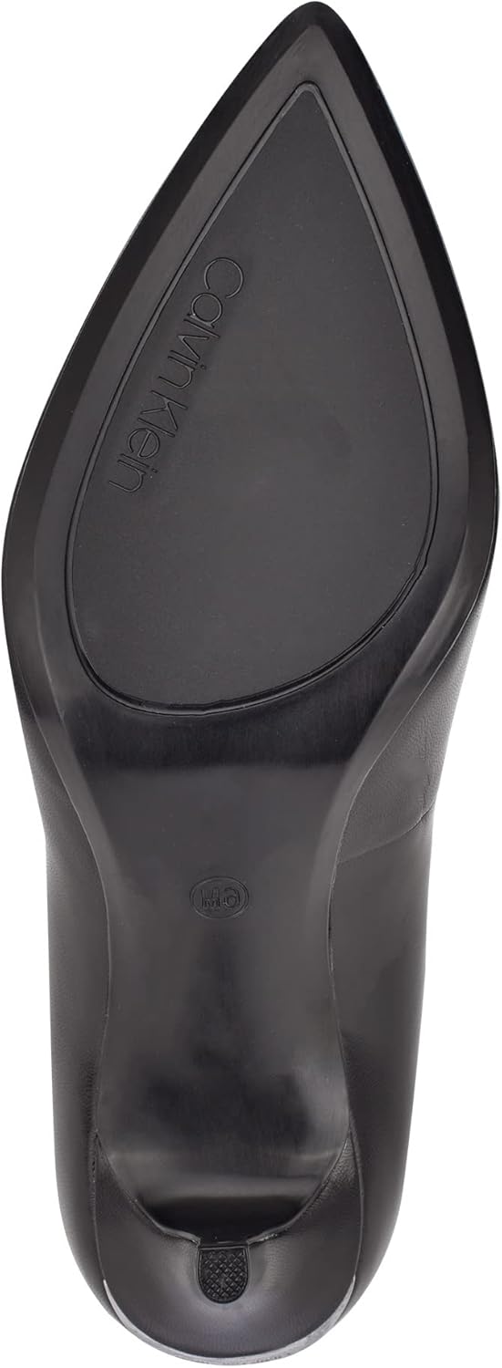 Calvin Klein Women's Gayle Pump 5 Black Leather 001