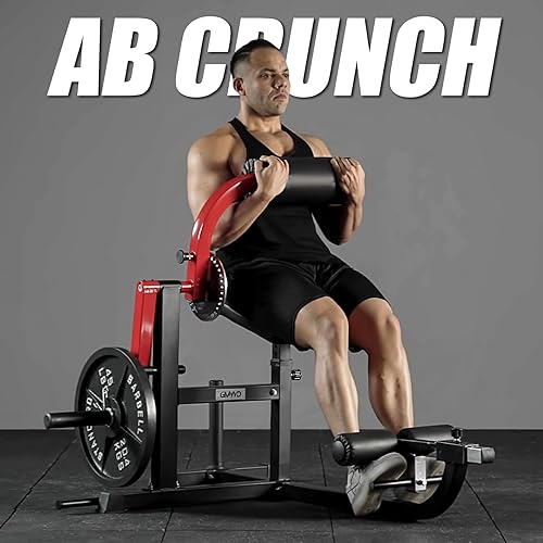 Miniatura 2 de GMWD Máquina ABEspalda, AB Crunch Back Extension Machine, Máquina de entrenamiento AB, Máquina de entrenamiento de fuerza superior del cuerpo Equipo