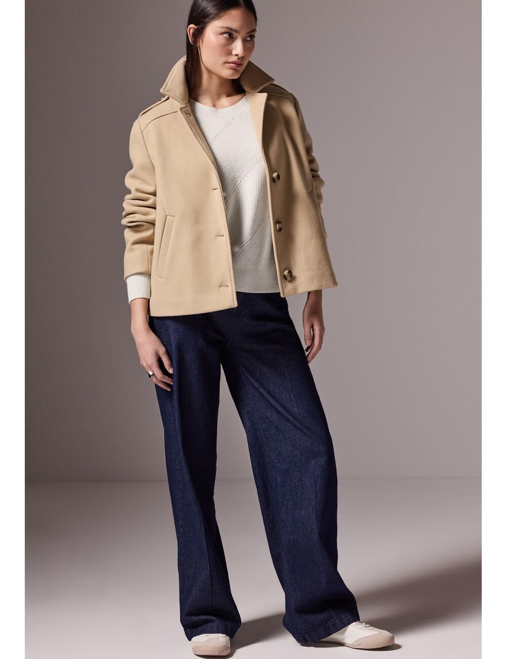 Street One Studio Damen Pullover mit Strukturmuster