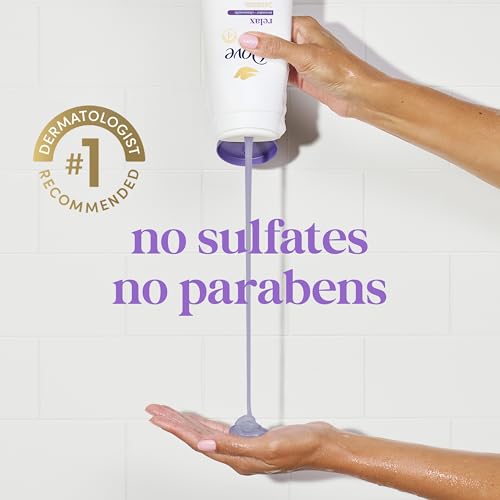 Dove Body Wash with Pump Relaxing Lavender Oil & Chamomile 3 Count for Renewed, Healthy-Looking Skin Gentle Skin Cleanser with 24hr Renewing MicroMoisture 30.6 oz