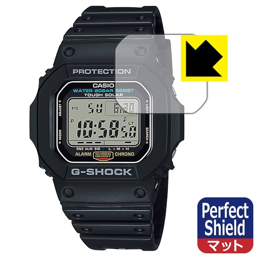 半年使用 DW-5600UE-1JF 保護フィルム1枚付き 箱有り Amazon.co.jp: PDA工房 G-SHOCK G-5600UE-1 / G-5600E-1対応