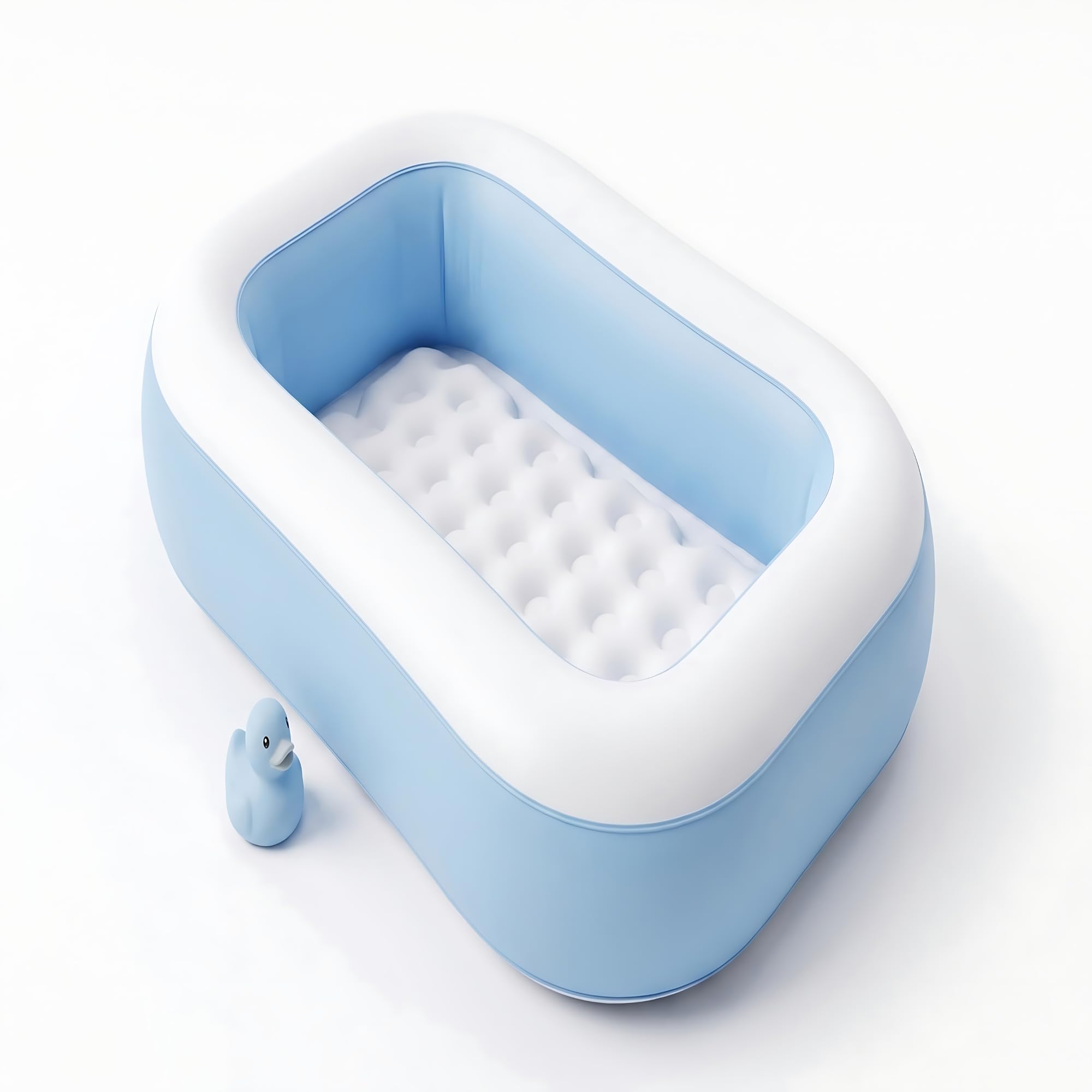Soft Inflatable Rectangular Swimming Pool for Kids 5.5ft | Durable PVC Material, Ages 3+ Years, Portable & Lightweight, Quick Inflation, Outdoor Backyard Use-image-24