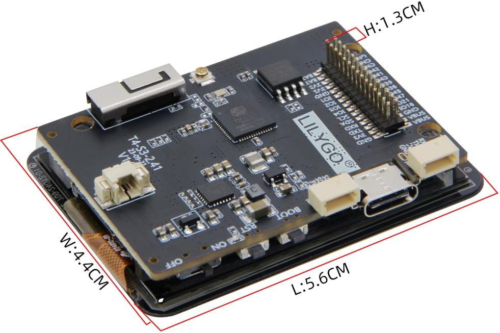 Components included with the LILYGO T4-S3 board