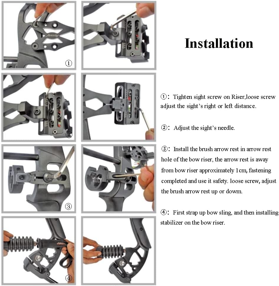 Compound Bow Arrows Sets - Right/Left Hand Archery Compound Bows, IBO 310 FPS 30~55 Lbs Draw Weight for Adults and Beginners，Hunting Bow Kit for Beginner