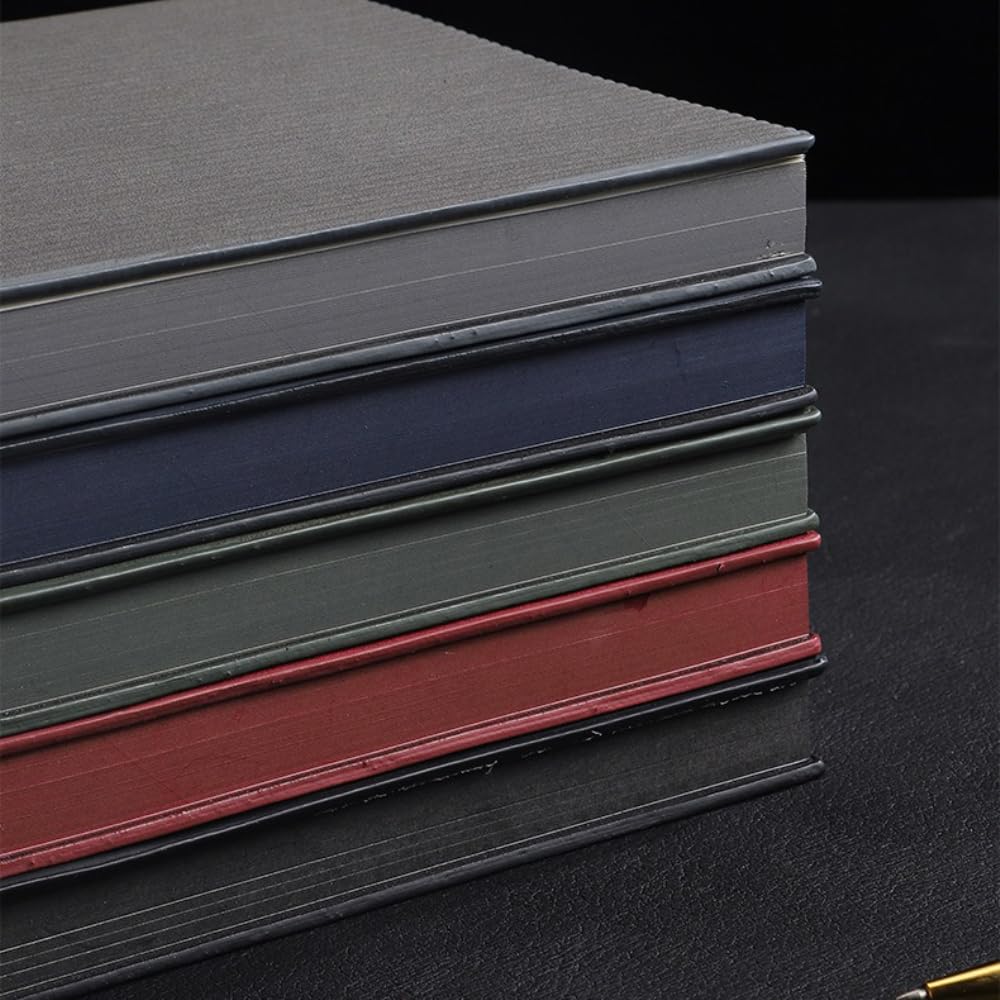 Taccuino A5 con penna, 210 x 150 mm, diario con 200 pagine per scrivere, notebook per appunti, pianificazione, tudium, schizzi e progetti scolastici, familiari e amici, blu