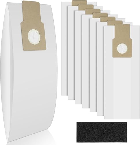 Bolsas de vacío tipo ULO para aspiradora vertical Kenmore 5068, 50688, 50690, 50105, paquete de 8 bolsas de papel para Miele tipo Z, S170-S180,