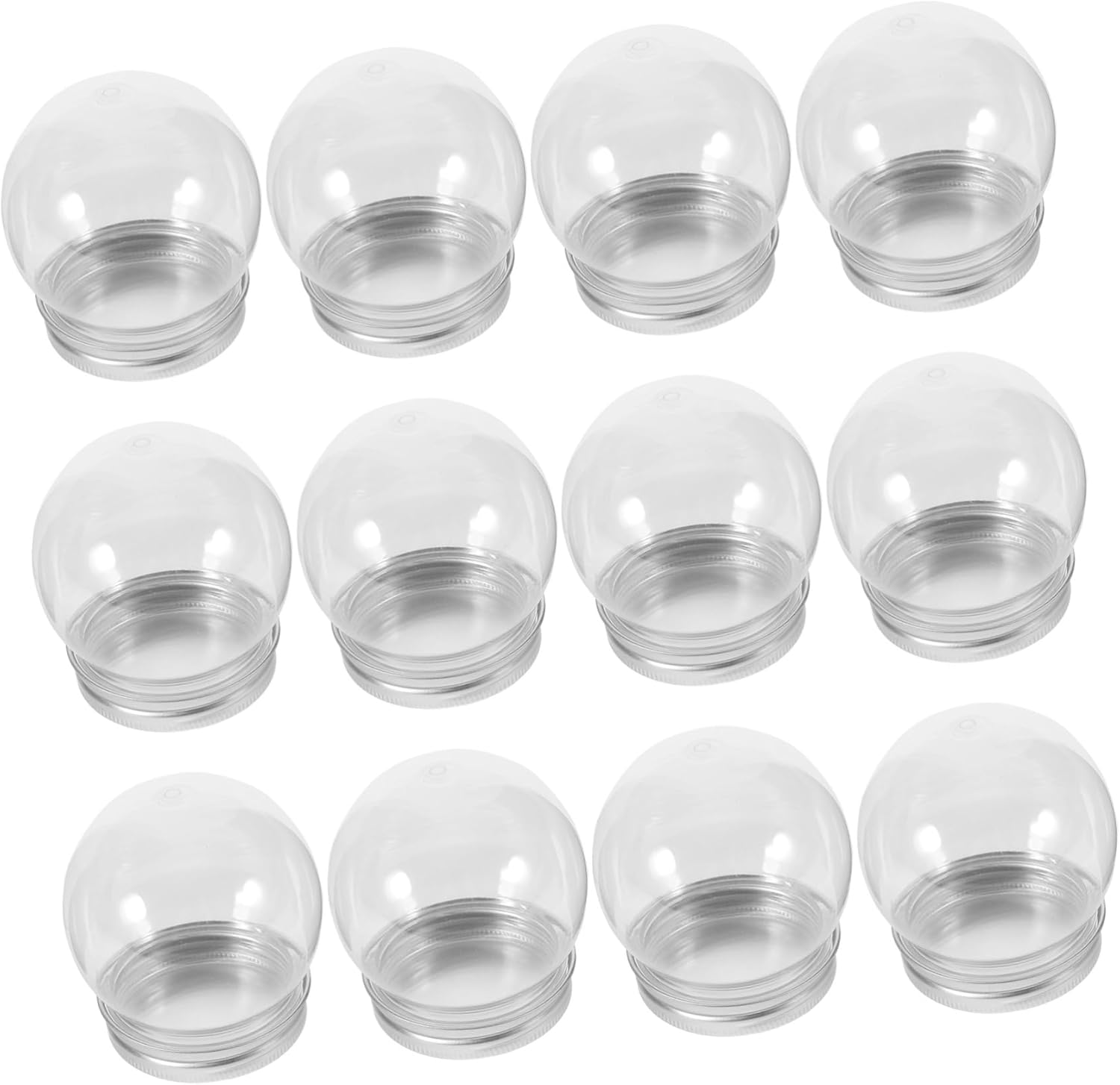 SOLUSTRE Candy Party Favor Boxes 12pcs DIY Snow Globes Treat Containers Light Bulb Bottle Treat Boxes for Wedding