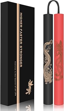 Flexible Rubber Nunchucks Bendable Nunchucks Upgraded Safe Foam Nunchucks for Kids and Beginners, Durable Training Nunchucks
