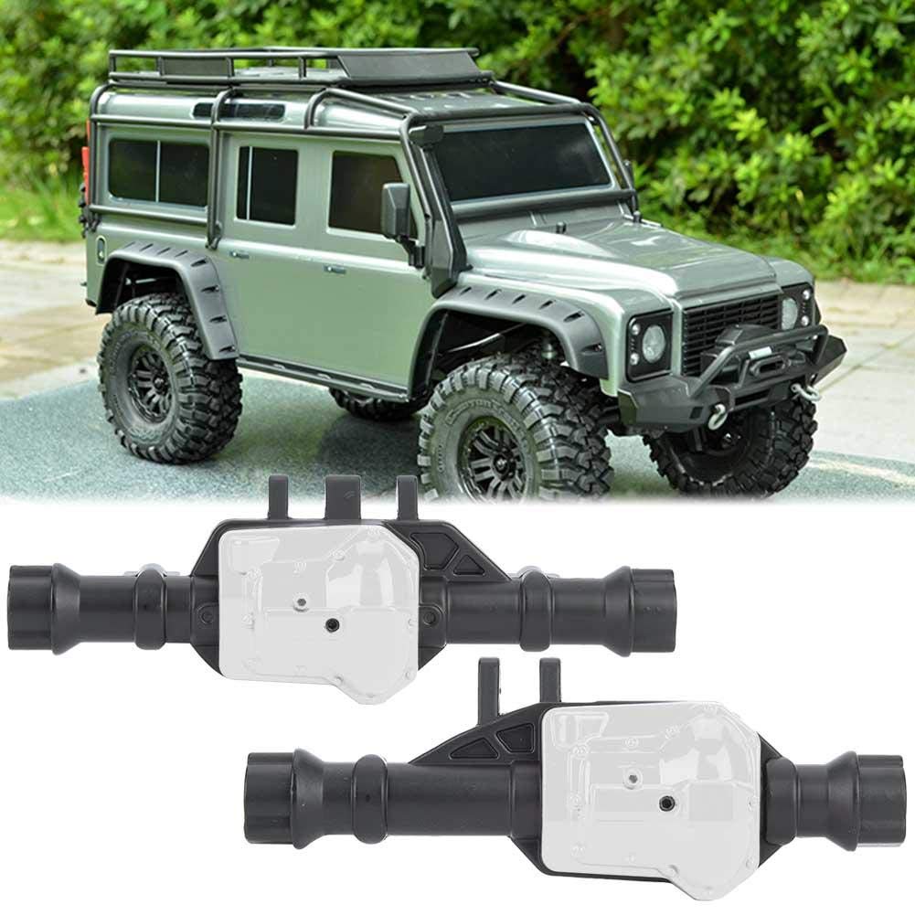 Front Axle Housing,1:10 Metal Front&Rear Axle Housing RC Upgrade Parts Accessory Compatible with RC Model Car(Black Silver)